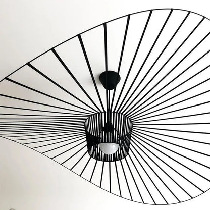 Nowoczesna lampa wisząca żyrandol – rzeźbiarska forma w spiralnym kształcie