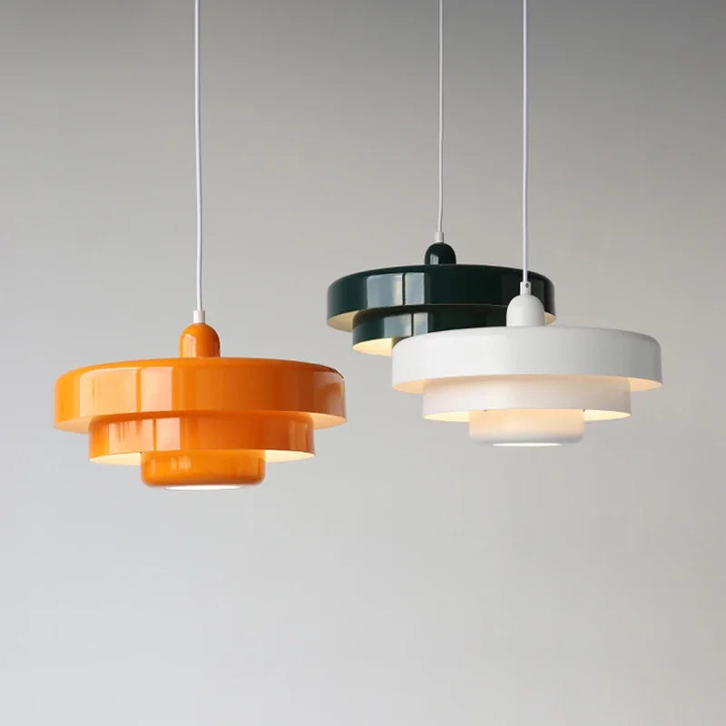 Designerska lampa wisząca LED o nowoczesnym geometrycznym kształcie
