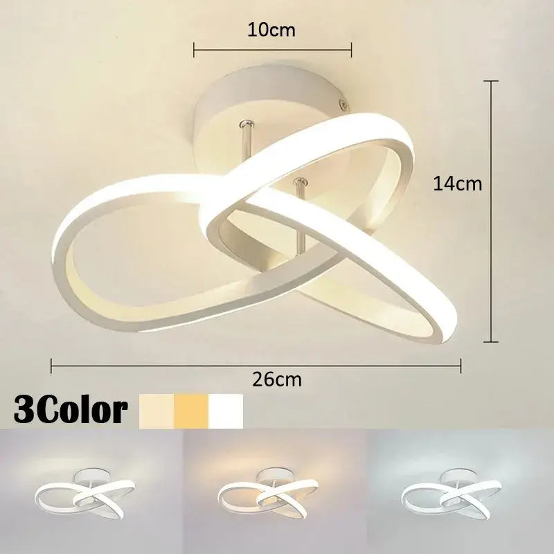 Nowoczesna lampa sufitowa LED żyrandol – geometryczna oprawa w stylu modern