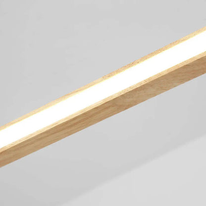 Współczesna owalna drewniana lampa wisząca Veon 14