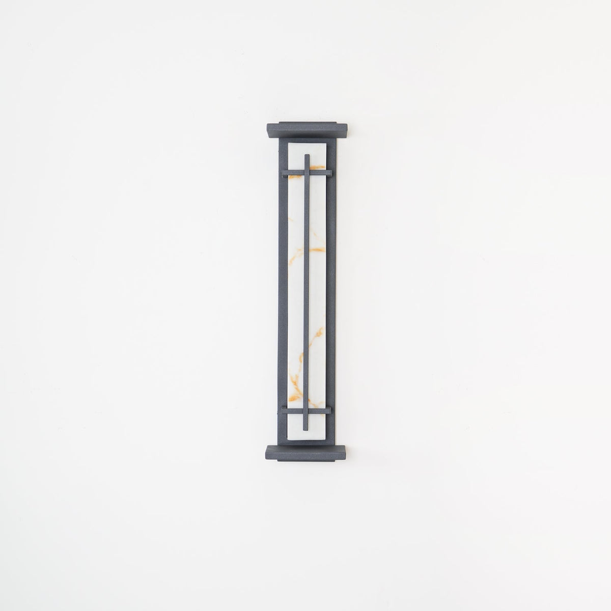 Zewnętrzna lampa ścienna Ray Square imitacja alabastru wodoodporna 48