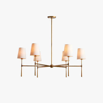 Żyrandol Valea 4/6-punktowy w stylu mid-century 1