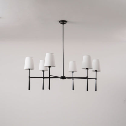 Żyrandol Valea 4/6-punktowy w stylu mid-century 16