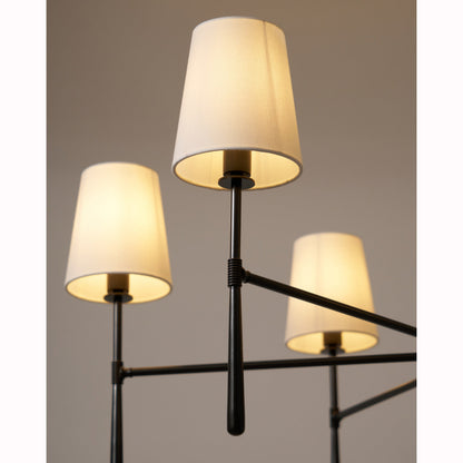 Żyrandol Valea 4/6-punktowy w stylu mid-century 21