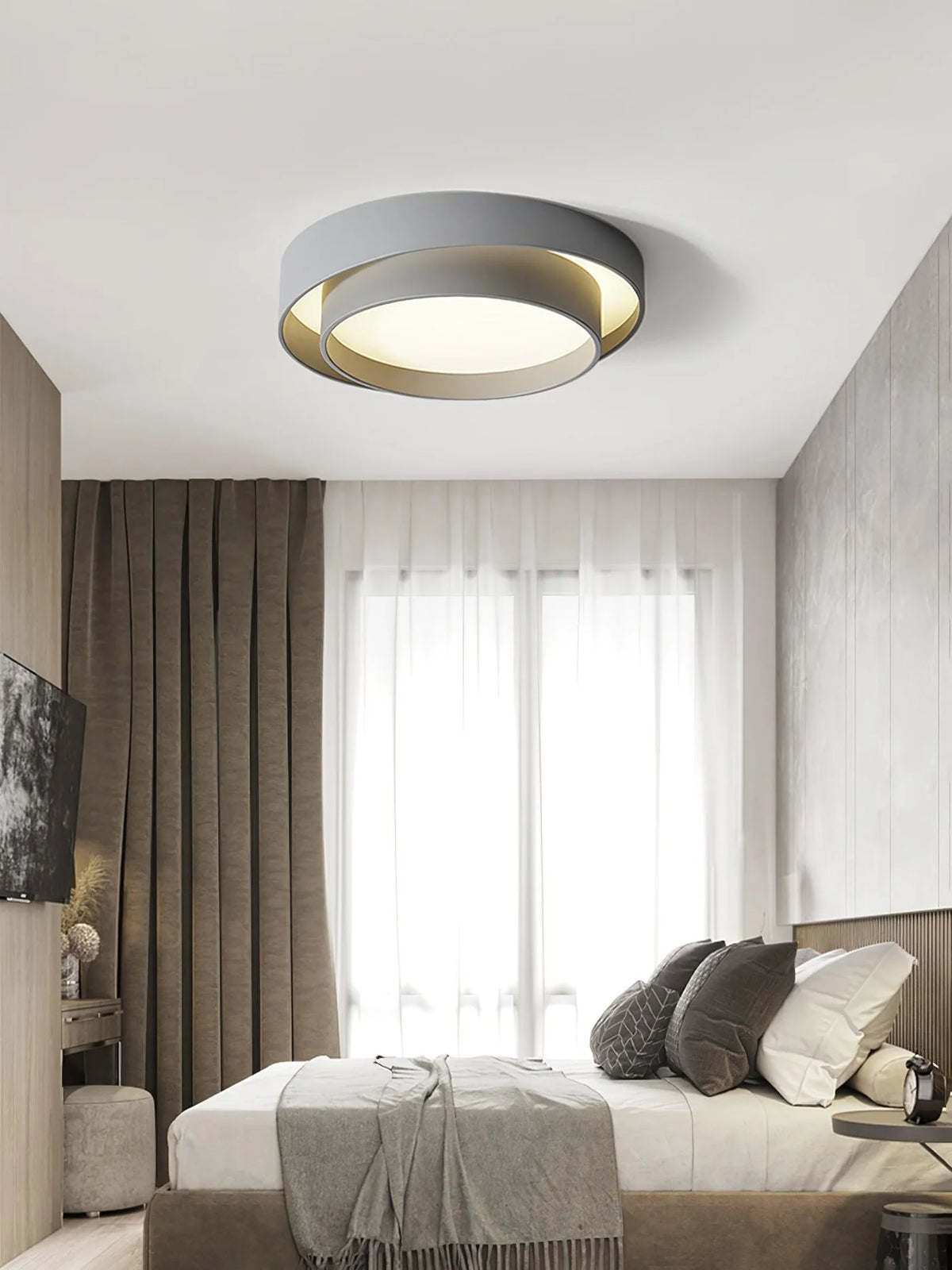 Nowoczesna Lampa Sufitowa LED – Elegancki Okrągły Plafon do Salonu i Sypialni