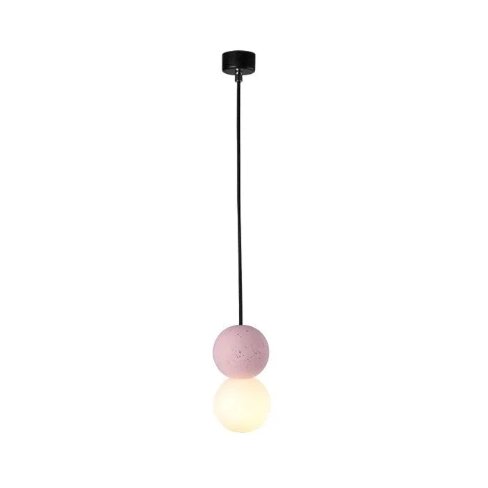 Lampa Wisząca LED „Podwójna Kula”