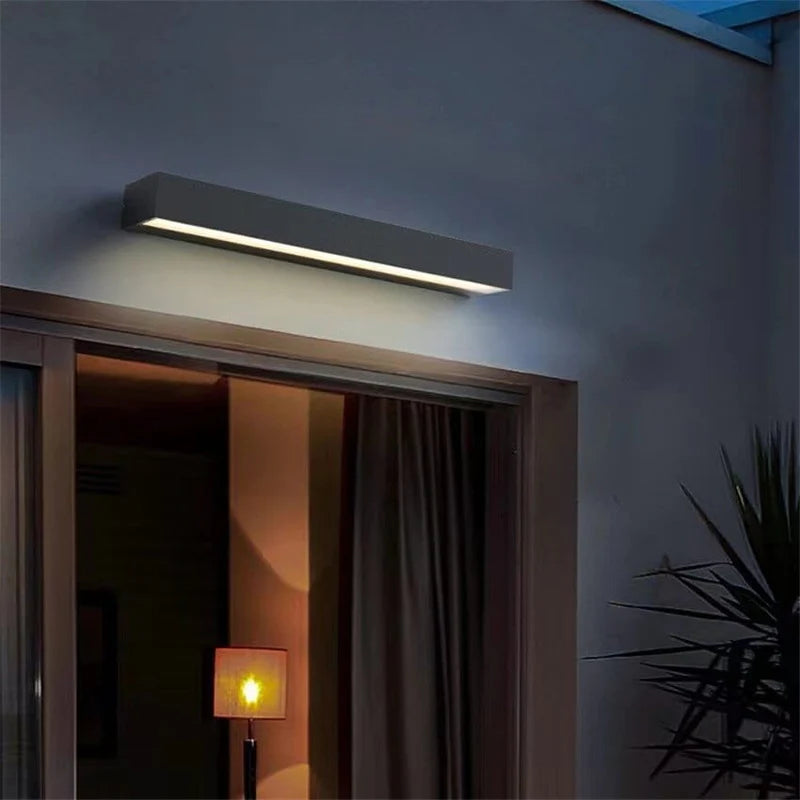 Nowoczesna lampa ścienna LED – minimalistyczne oświetlenie zewnętrzne