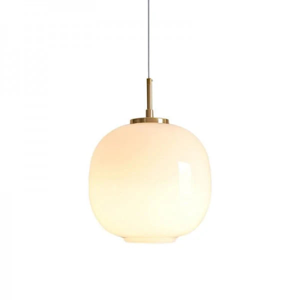 Szklana lampa wisząca LED – minimalistyczny klosz w stylu skandynawskim