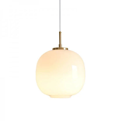 Szklana lampa wisząca LED – minimalistyczny klosz w stylu skandynawskim