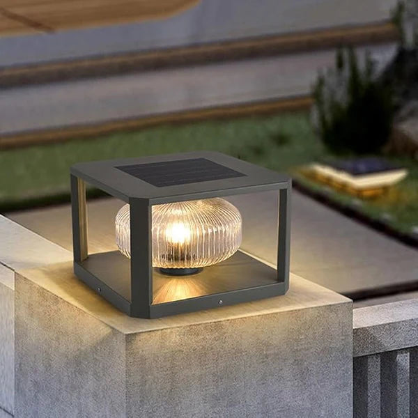 Nowoczesna lampa solarna LED – designerskie oświetlenie ogrodowe