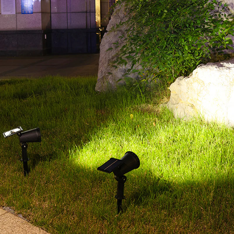Solarny reflektor lampa ogrodowa LED z czujnikiem zmierzchu