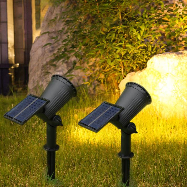 Solarny reflektor lampa ogrodowa LED z czujnikiem zmierzchu