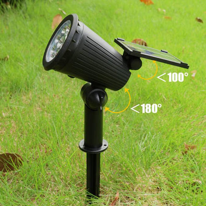 Solarny reflektor lampa ogrodowa LED z czujnikiem zmierzchu