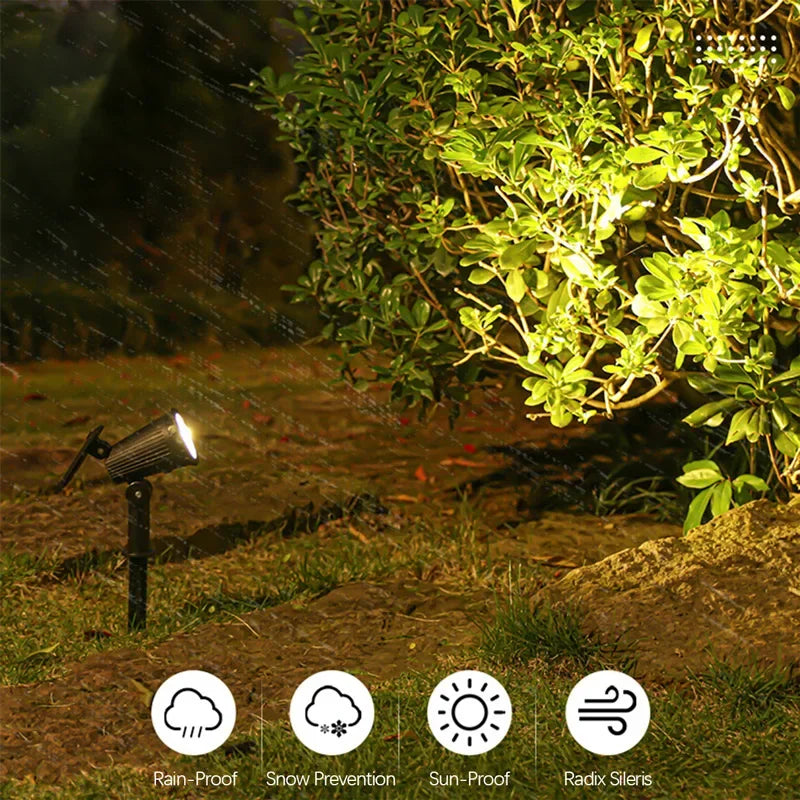 Solarny reflektor lampa ogrodowa LED z czujnikiem zmierzchu