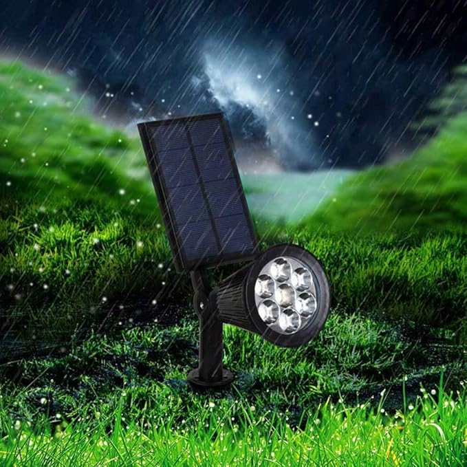 Solarny reflektor lampa ogrodowa LED z czujnikiem zmierzchu