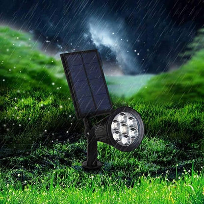 Solarny reflektor lampa ogrodowa LED z czujnikiem zmierzchu