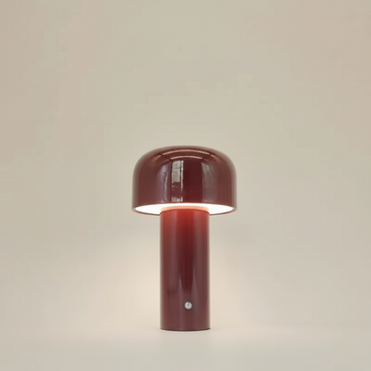Nowoczesna lampa stołowa LED typu „grzybek” – przenośna, ładowalna, dotykowa