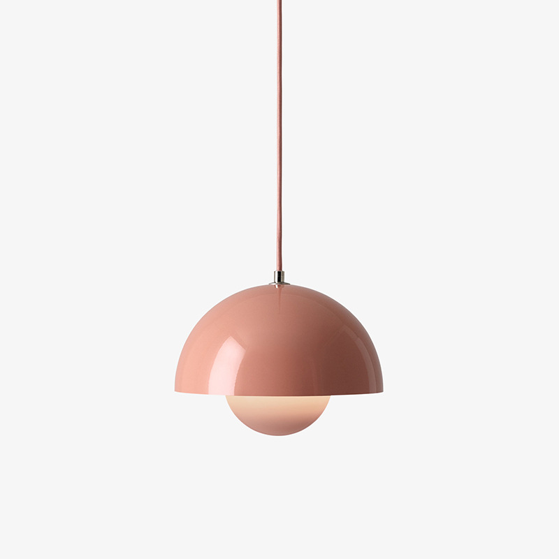 Lampa wisząca LED o półkulistym kształcie