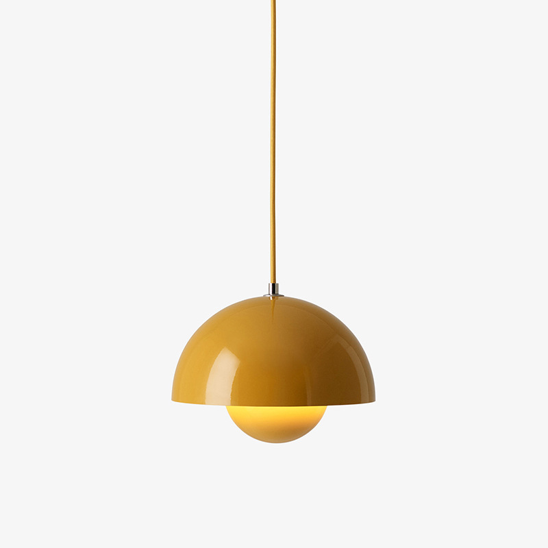 Lampa wisząca LED o półkulistym kształcie