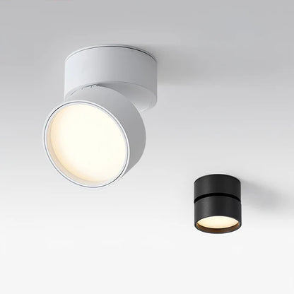 Nowoczesna regulowana lampka sufitowa LED