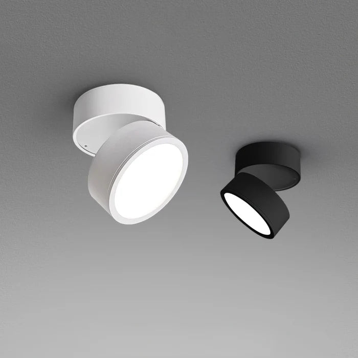 Nowoczesna regulowana lampka sufitowa LED