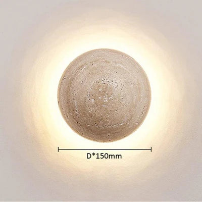 Lampa Ścienna Kinkiet z Kamienia – Unikalny Design