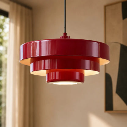 Designerska lampa wisząca LED o nowoczesnym geometrycznym kształcie