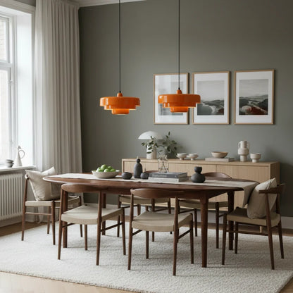 Designerska lampa wisząca LED o nowoczesnym geometrycznym kształcie