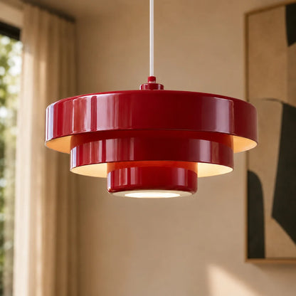 Designerska lampa wisząca LED o nowoczesnym geometrycznym kształcie