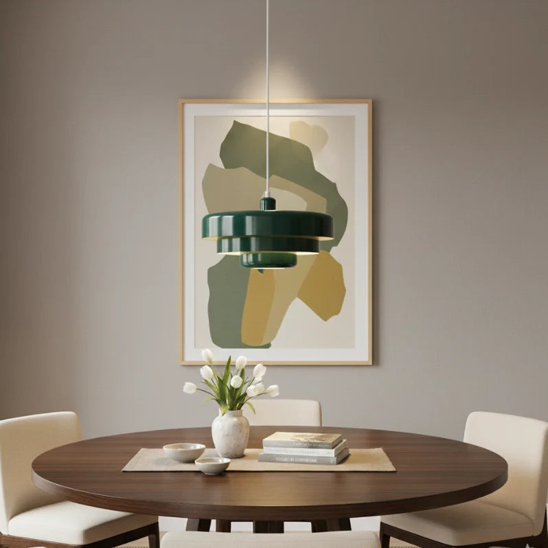 Designerska lampa wisząca LED o nowoczesnym geometrycznym kształcie