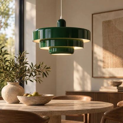 Designerska lampa wisząca LED o nowoczesnym geometrycznym kształcie