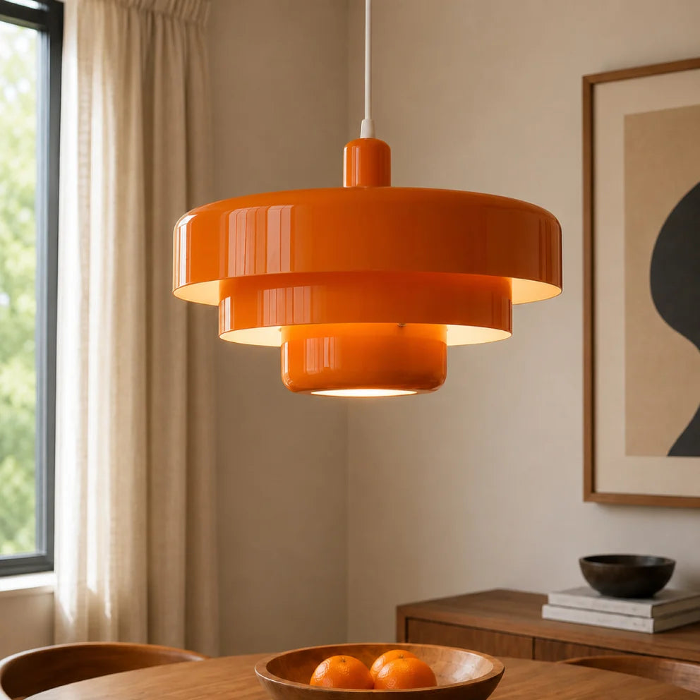 Designerska lampa wisząca LED o nowoczesnym geometrycznym kształcie