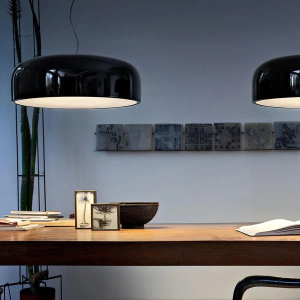 Nowoczesna Lampa Wisząca LED w Kształcie Dysku