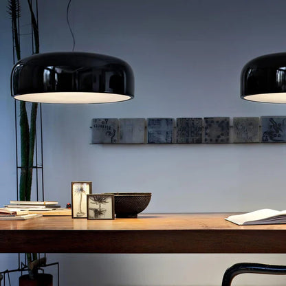 Nowoczesna Lampa Wisząca LED w Kształcie Dysku