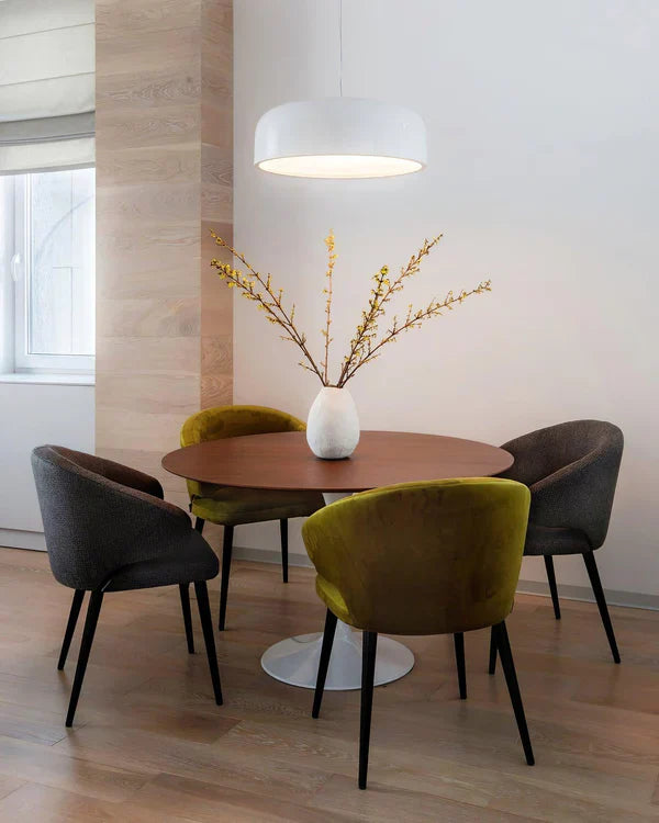 Nowoczesna Lampa Wisząca LED w Kształcie Dysku