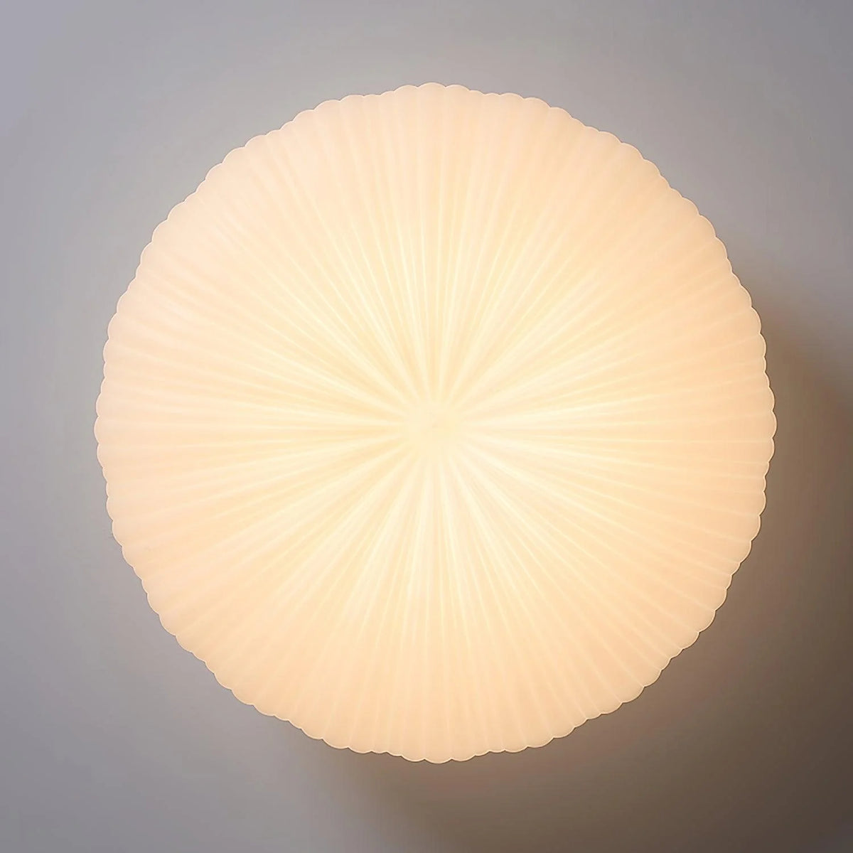 Nowoczesna lampa sufitowa kopułowa – Inspirowana muszlą, styl japandi