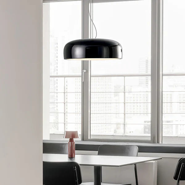 Nowoczesna Lampa Wisząca LED w Kształcie Dysku