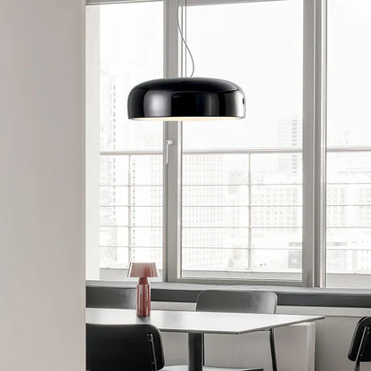 Nowoczesna Lampa Wisząca LED w Kształcie Dysku