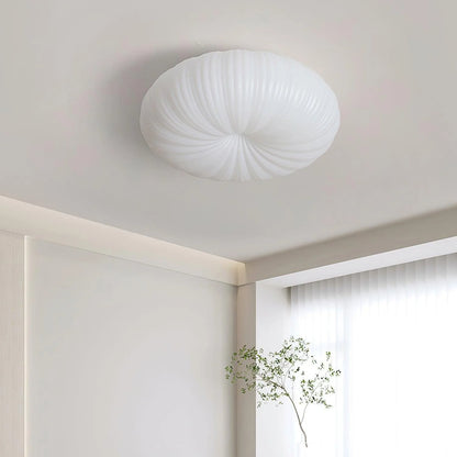 Nowoczesna lampa sufitowa kopułowa – Inspirowana muszlą, styl japandi