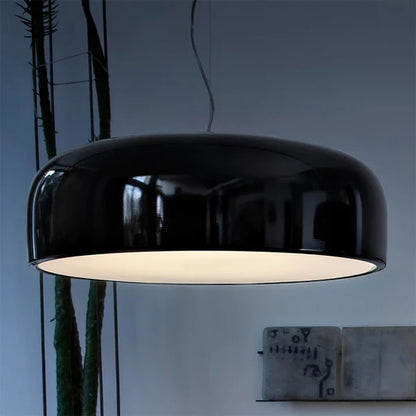Nowoczesna Lampa Wisząca LED w Kształcie Dysku
