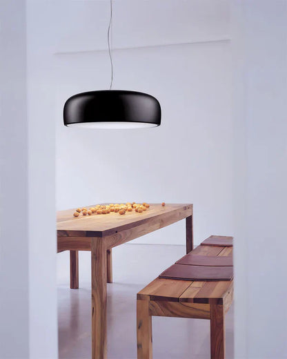 Nowoczesna Lampa Wisząca LED w Kształcie Dysku
