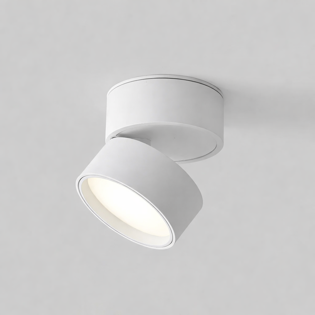Nowoczesna regulowana lampka sufitowa LED