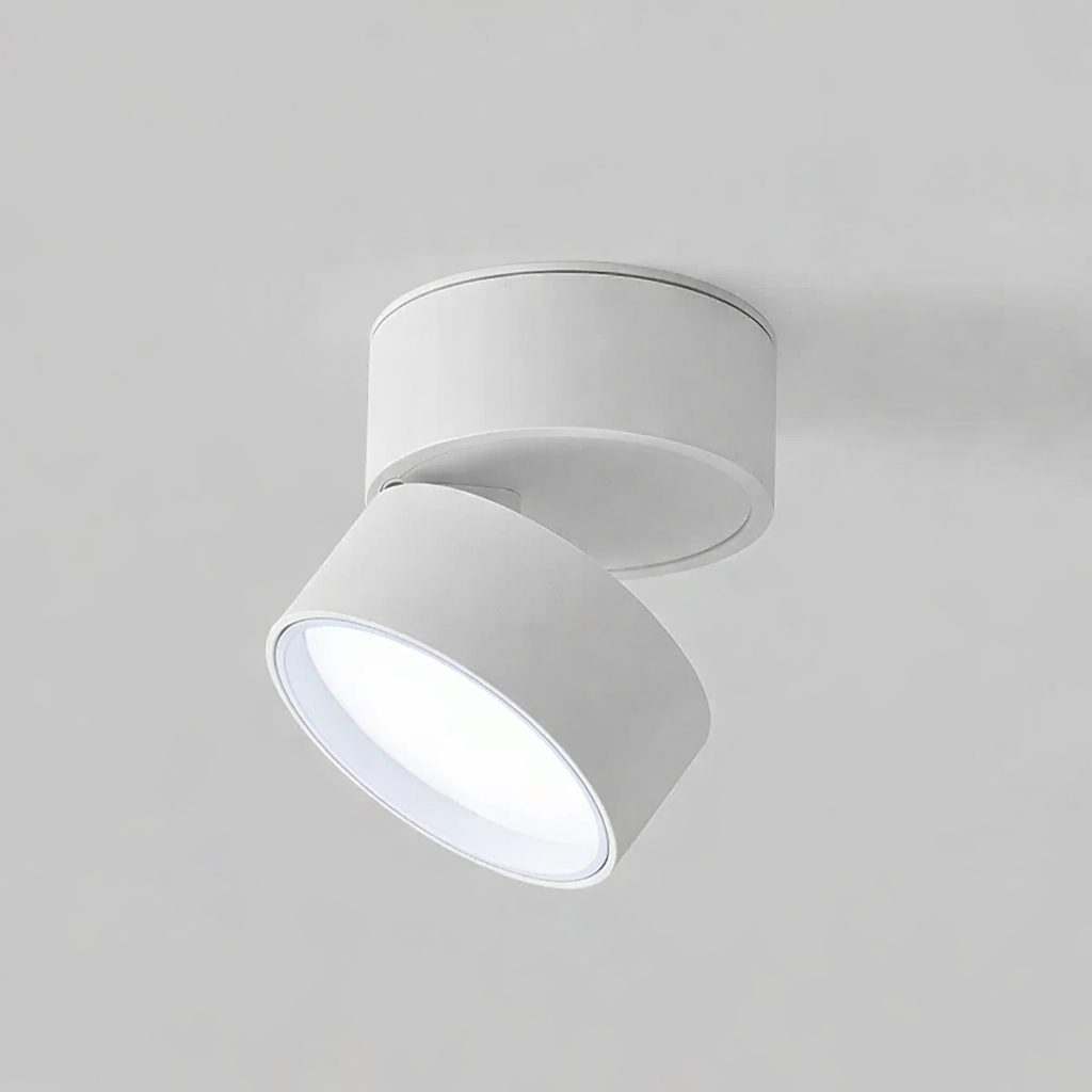 Nowoczesna regulowana lampka sufitowa LED