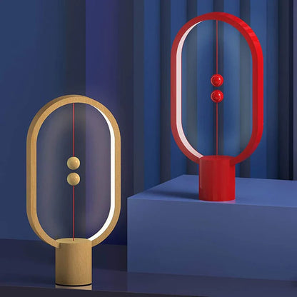 Nowoczesna lampka LED z magnetycznym włącznikiem – designerska lampa biurkowa z efektem lewitacji