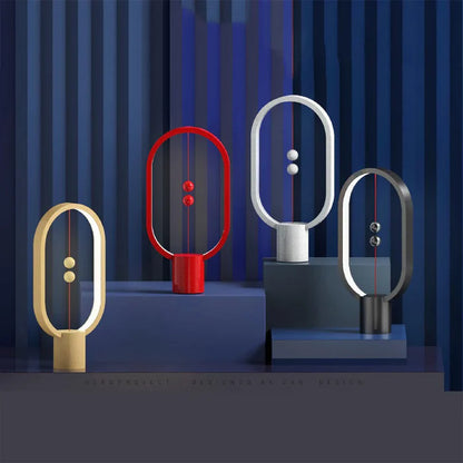 Nowoczesna lampka LED z magnetycznym włącznikiem – designerska lampa biurkowa z efektem lewitacji